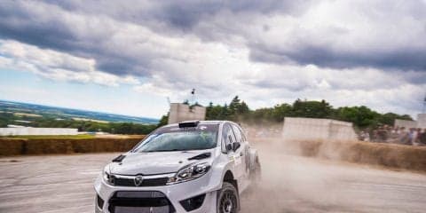 MEM、開発中のプロトン・アイリスR5の走行をグッドウッドで披露