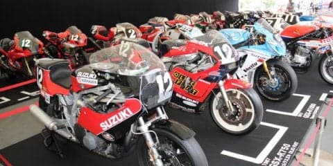 【鈴鹿8耐】約50台のレジェンドマシンが集結「“メガ”ミュージアム」