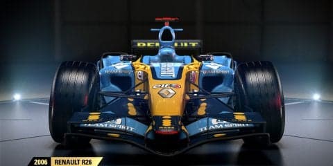 F1公式ゲーム「F1 2017」クラシックカー紹介トレーラー第2弾ルノーを公開