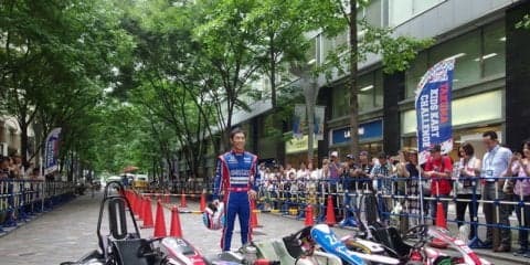 東京都心を佐藤琢磨がカートでパパパァーン!! スポーツは入口が大事