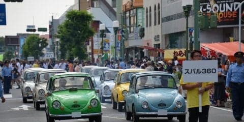 スバル 360 が生誕の地でパレード…いせさきまつり 2017