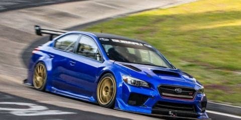 スバル WRX STI、ニュルでセダン最速の瞬間… ポルシェ 918スパイダー に匹敵