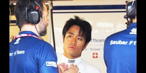 ザウバー初テストでF1の味を知った松下信治。日本人復活への第一歩