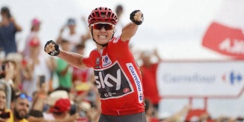 【山口和幸の茶輪記】初優勝をねらうフルームが、ブエルタ・ア・エスパーニャ前半戦を首位で終える