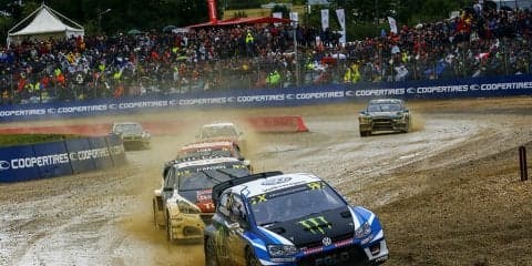 世界RXフランス：クリストファーソンが4連勝、ローブは母国戦2位