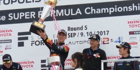 【スーパーフォーミュラ 第5戦】F1候補生の新人ピエール・ガスリー、2連勝を達成…チームルマン勢が2&3位でダブル表彰台