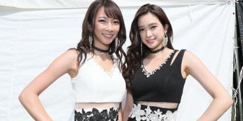 【FIAドリフト】世界初のNo.1決定戦のイメージガールは超絶美脚コンビ!