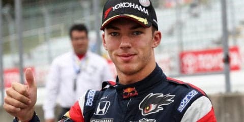 レース界の“10・22出否問題”が決着…気鋭ガスリーはF1アメリカGPへ、スーパーフォーミュラ王座戦線からは離脱