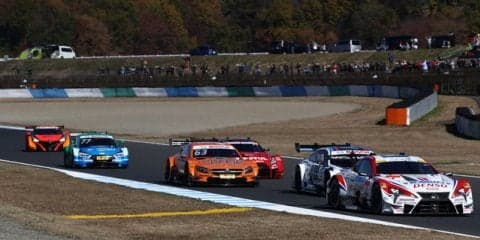 【SUPER GT 最終戦】DTM×GT500、6台のコラボ走行ついに実現…交流戦へ向けて坂東GTA代表「これが第一歩」