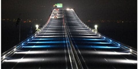 アクアブリッジと海ほたるがブルーに染まる…20周年記念　12月1日から