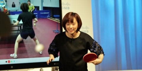 卓球の石川佳純が最新IoTを導入…練習方法や戦い方にテクノロジーを駆使