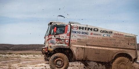 日野、ダカールラリー2018でクラス9連覇…トラック部門総合も前回を上回る6位
