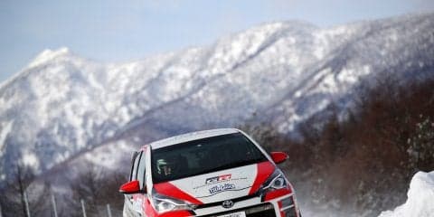 TGR Vitz CVT、新体制で臨んだ初挑戦のスノーラリーで2位表彰台