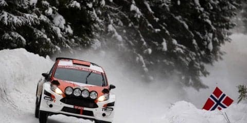 WRCスウェーデン：WRC2部門はSS8を終えて勝田貴元がトップ
