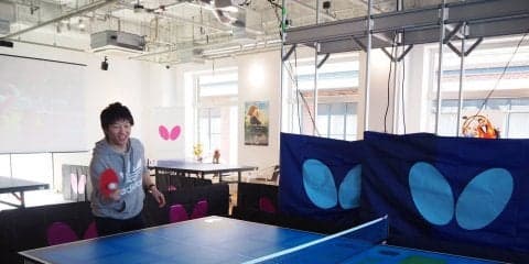 最新テクノロジーを使った新感覚卓球ゲームがみなとみらいに登場