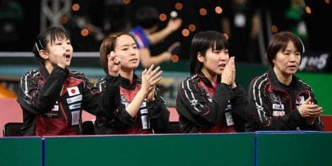 卓球・チームW杯決勝Tへ 「調子のいい選手を出す」と女子代表馬場監督。平野美宇は出場せず。