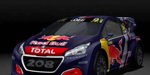 プジョー、ワークス体制で世界ラリークロスに参戦