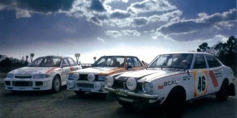 メガウェブで『三菱ラリー車 特別展示』 3台のランサーを展示