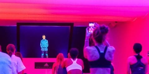 人気トレーナーがホログラムで登場！アディダスのキックボクシングプログラム「VIRTUAL BOXING」が日本初開催