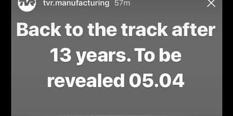 TVR、2019年のルマンレーサー発表へ…ティザーイメージ