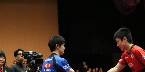 張本が丹羽に大逆転　優勝は樊振東【アジアカップ・男子最終結果】