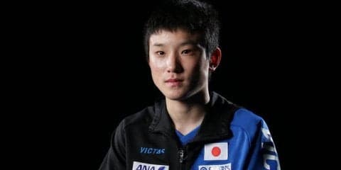 張本智和「憧れの水谷との出場楽しみ。水谷は偉大、超えるべき壁」世界卓球2018スウェーデン