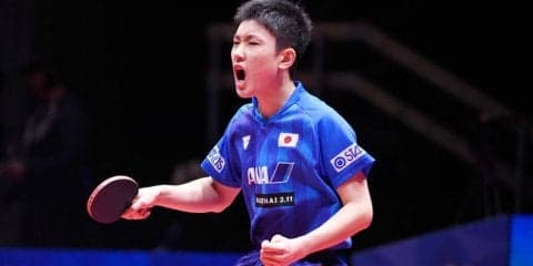 日本男子 初戦快勝！張本智和が世界卓球団体デビュー戦で勝利＜世界卓球2018＞