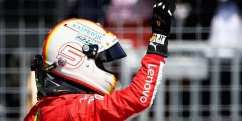 【F1 カナダGP】ベッテルが今季4度目のポールポジションを獲得