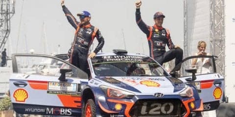 【WRC 第7戦】最終ステージで逆転！ ヒュンダイのヌービルが0.7秒差でイタリア戦に勝利…トヨタのラッピが3位表彰台を獲得