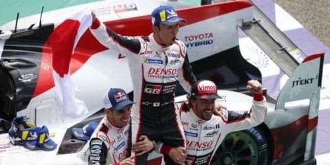 【ルマン24時間】中嶋一貴「長く待ち望んでいた優勝、言葉にならないほど嬉しい」…初優勝トヨタ祝談