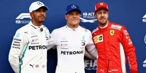 【F1 オーストリアGP】バルテリ・ボッタスが今季初ポールポジション