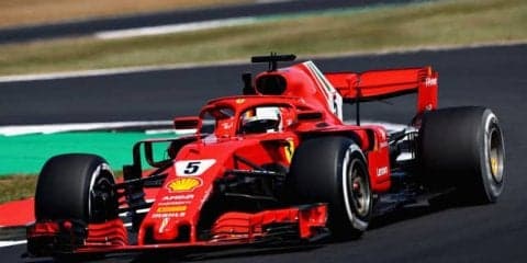 【F1 イギリスGP】フリー走行2回目はセバスチャン・ベッテルがトップタイム