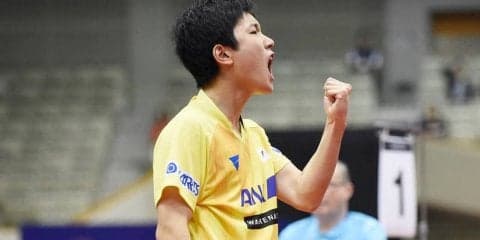 張本智和 快挙！絶対王者リオ金、馬龍に勝利＜卓球・ジャパンOP＞