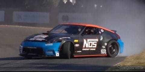 日産 フェアレディZ の1000hp超仕様、ドリフトしながらヒルクライム…グッドウッド2018
