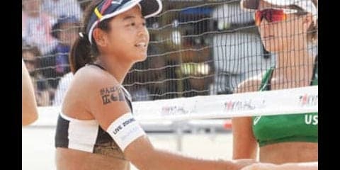 ビーチバレーの「プレ五輪」。坂口佳穂の意識はどこまで膨らんだか