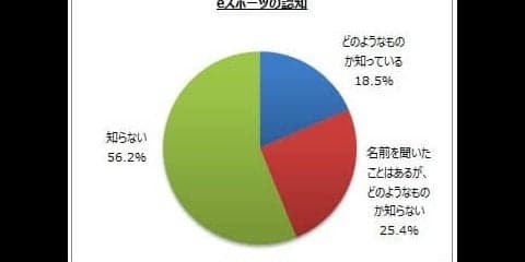 eスポーツの認知率が4割を超えるも、スポーツ競技とはとらえにくい…eスポーツに関するアンケート調査