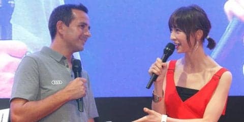 篠田麻里子が「ブノアさんに惚れそうです」…アウディ e-tronビジョングランツーリズモ NIGHT