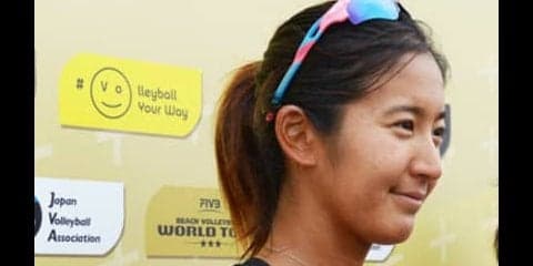 かつての「春高のヒロイン」二見梓。ビーチ歴２年でアジア制覇なるか