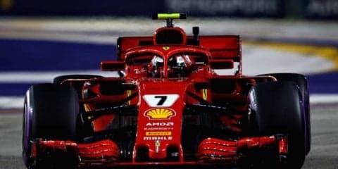 【F1 シンガポールGP】イタリアで惜しくも優勝を逃したライコネンが好調、初日のトップタイムをマーク