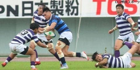 日体大に14点差で勝利　後半に課題残す／関東大学対抗戦