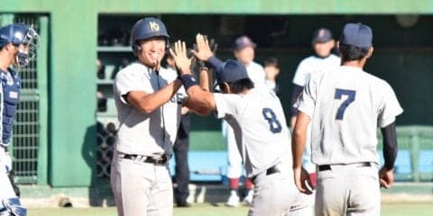 【硬式野球部】　劇的サヨナラ勝利！　黒原が自身初完投！