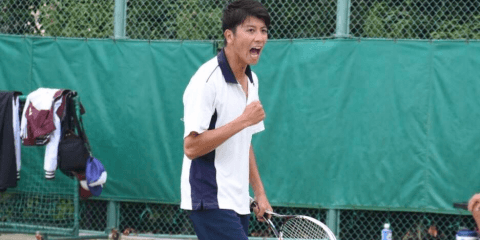 【ソフトテニス部男子】　１勝２敗で秋季リーグ戦スタート