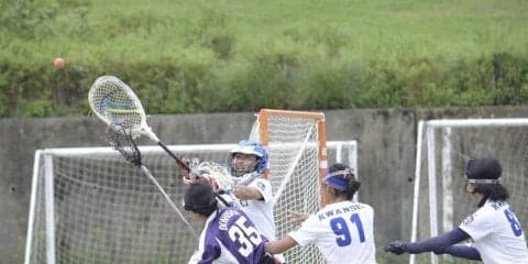 【ラクロス部女子】　リーグ第４戦、山場の同大に勝利！