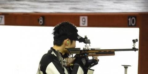 【射撃部】　小川が自己新記録更新