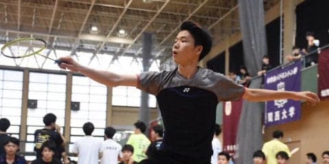 【バドミントン部男子】 関大に４－１で勝利し、開幕白星！