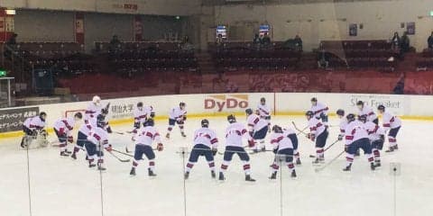 【アイスホッケー】第３ピリオドに崩れ、６位で大会を終える　ｖｓ法政大