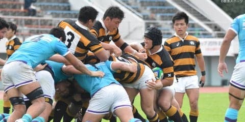 【ラグビー】理想のスタイルを貫けず辛勝、後半に課題/関東大学対抗戦Aグループ②VS筑波大