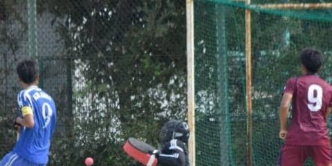 【陸上ホッケー部男子】　開幕戦は痛い引き分け