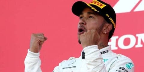 【F1 日本GP】ハミルトンがポールトゥウィンで5度目のチャンピオンに王手