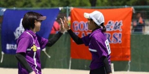 【ソフトテニス部女子】『データでも魅せる“最強の４年生”』　加藤幸奈、際立つ適応能力の高さ！組んだペア数は同期最多の「13」